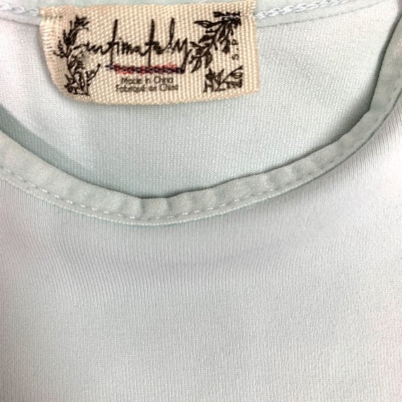 INTIMATELY FREE PEOPLE Baby Blue Bodysuit Sz SP - Picture 8 of 13